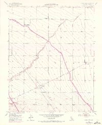 Chaney Ranch 1955 topographic map thumbnail