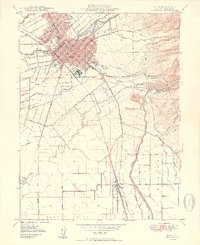 Chico 1950 topographic map thumbnail