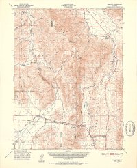 Chilcoot 1950 topographic map thumbnail