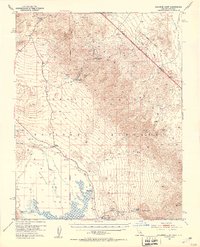 Chloride Cliff 1952 topographic map thumbnail