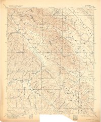Cholame 1917 topographic map thumbnail