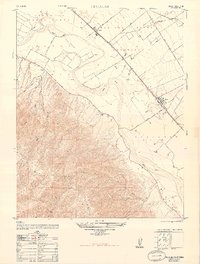 Chualar 1947 topographic map thumbnail