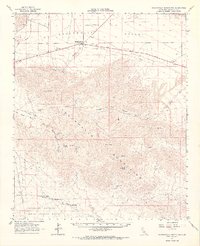 Chuckwalla Mountains 1963 topographic map thumbnail