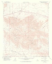 Chuckwalla Mountains 1963 topographic map thumbnail