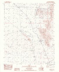 Cima Dome 1983 topographic map thumbnail