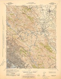 Concord 1943 topographic map thumbnail