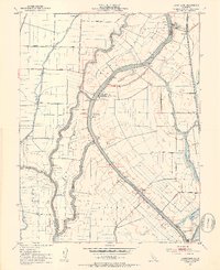 Courtland 1952 topographic map thumbnail