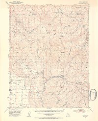 Covelo 1952 topographic map thumbnail