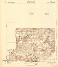 Coyote Hills 1935 topographic map thumbnail