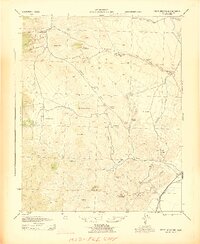 Cross Mountain 1943 topographic map thumbnail