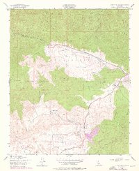 Cuddy Valley 1943 topographic map thumbnail