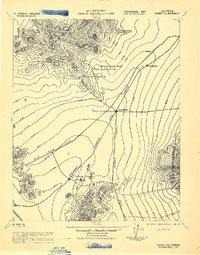 Danby 1943 topographic map thumbnail
