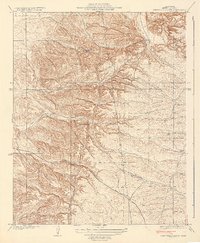 Deepwell Ranch 1931 topographic map thumbnail