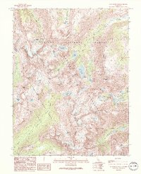 Dunderberg Peak 1990 topographic map thumbnail