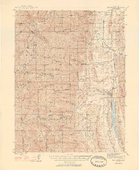 Elk Creek 1948 topographic map thumbnail