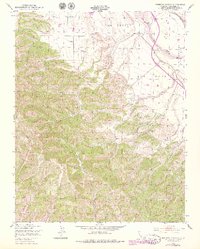 Espinosa Canyon 1949 topographic map thumbnail