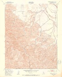 Espinosa Canyon 1949 topographic map thumbnail