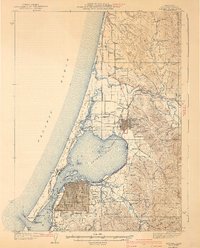 Eureka 1942 topographic map thumbnail