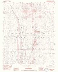 Fenner Hills 1984 topographic map thumbnail