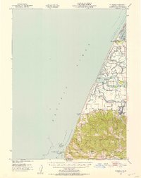 Ferndale 1951 topographic map preview