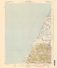 Ferndale 1943 topographic map preview