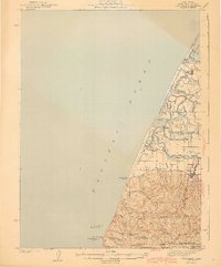 Ferndale 1943 topographic map thumbnail