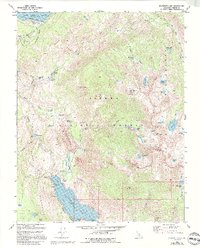 Florence Lake 1983 topographic map thumbnail