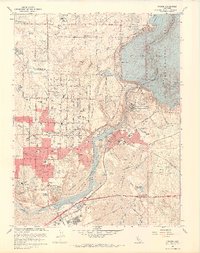 Folsom 1967 topographic map thumbnail