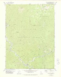 Forks of Salmon 1978 topographic map thumbnail