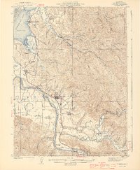 Fortuna 1944 topographic map thumbnail