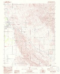 Furnace Creek 1988 topographic map thumbnail