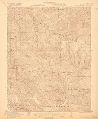 Gilroy Hot Springs 1921 topographic map thumbnail