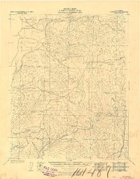 Glennville 1926 topographic map thumbnail