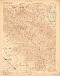 Gonzales 1921 topographic map thumbnail