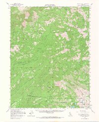 Granite Chief 1953 topographic map thumbnail