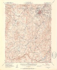 Grass Valley 1949 topographic map thumbnail