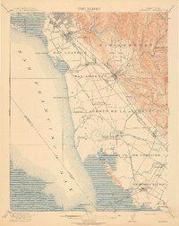 Haywards 1915 topographic map thumbnail