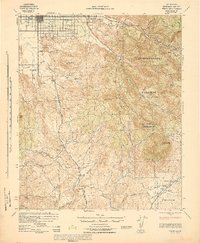 Hemet 1943 topographic map thumbnail