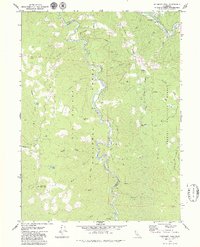 Hennessy Peak 1979 topographic map thumbnail