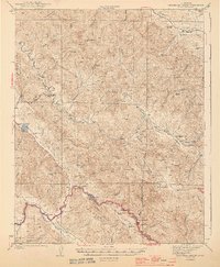 Hernandez Valley 1944 topographic map thumbnail