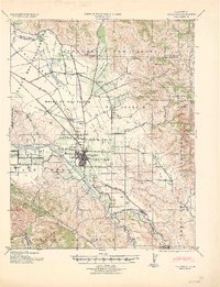 Hollister 1940 topographic map thumbnail
