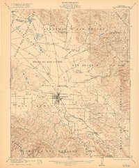Hollister 1921 topographic map thumbnail
