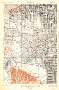Hollywood 1926 topographic map preview