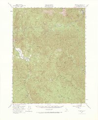 Hyampom 1951 topographic map thumbnail