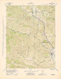 Hopland 1944 topographic map thumbnail