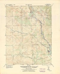 Hopland 1938 topographic map thumbnail