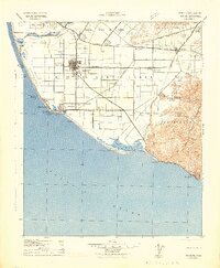 Hueneme 1942 topographic map thumbnail