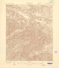 Hughes Lake 1932 topographic map thumbnail