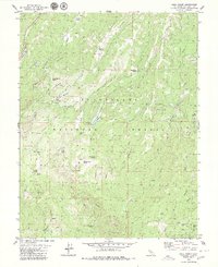 Hull Creek 1979 topographic map thumbnail