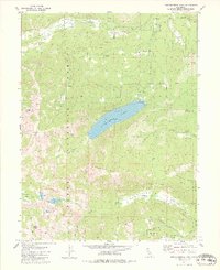 Independence Lake 1981 topographic map thumbnail